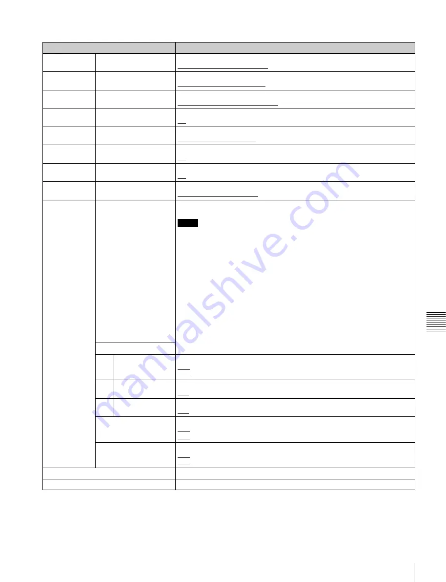 Sony XDS1000 Operation Manual Download Page 115