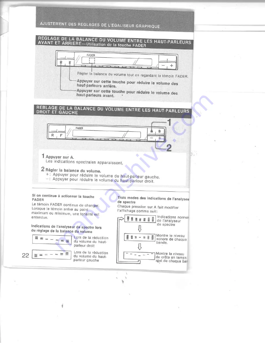 Sony XE-8 - Graphic Equalizer Operating Instructions Manual Download Page 22