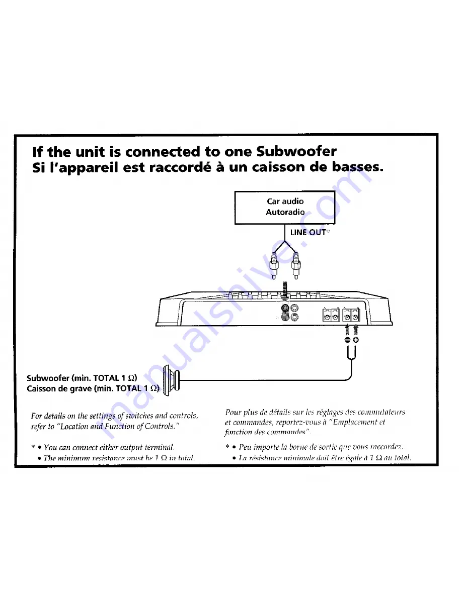 Sony XM-1600GSD Marketing Specifications, Connections Скачать руководство пользователя страница 4