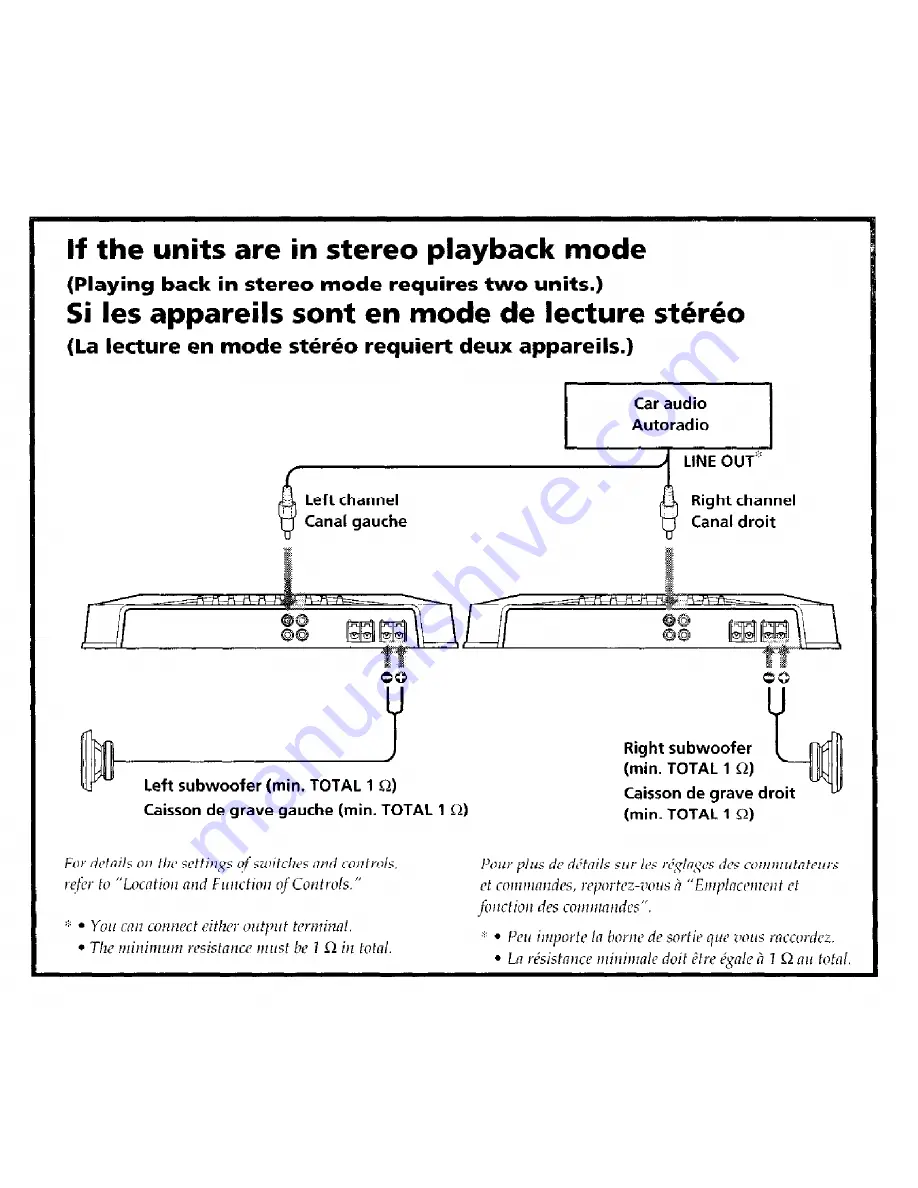 Sony XM-1600GSD Marketing Specifications, Connections Скачать руководство пользователя страница 6