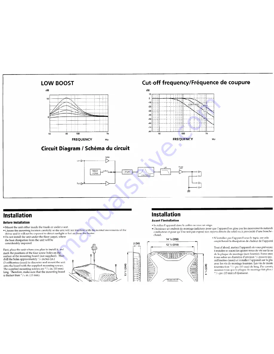 Sony XM-1600GSD Marketing Specifications, Connections Скачать руководство пользователя страница 11