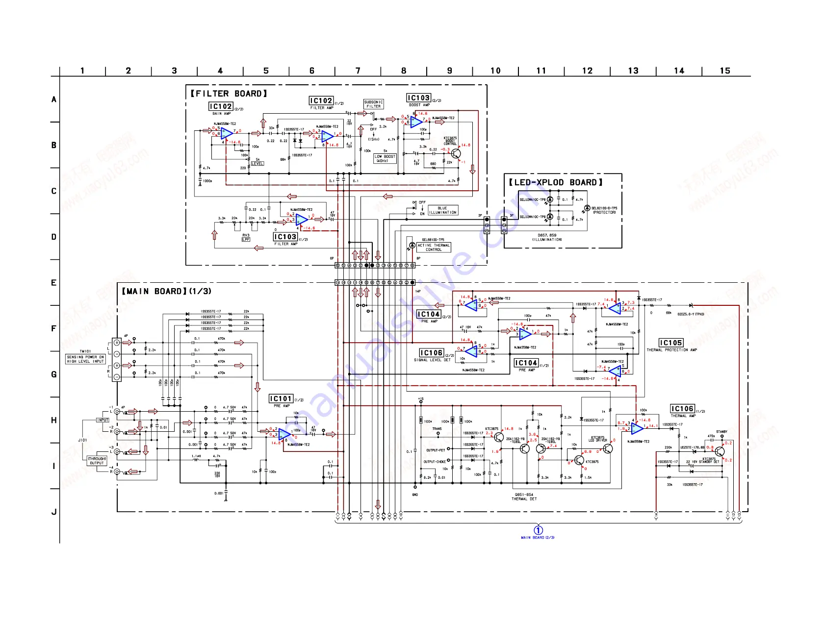 Sony XM-1S Service Manual Download Page 13