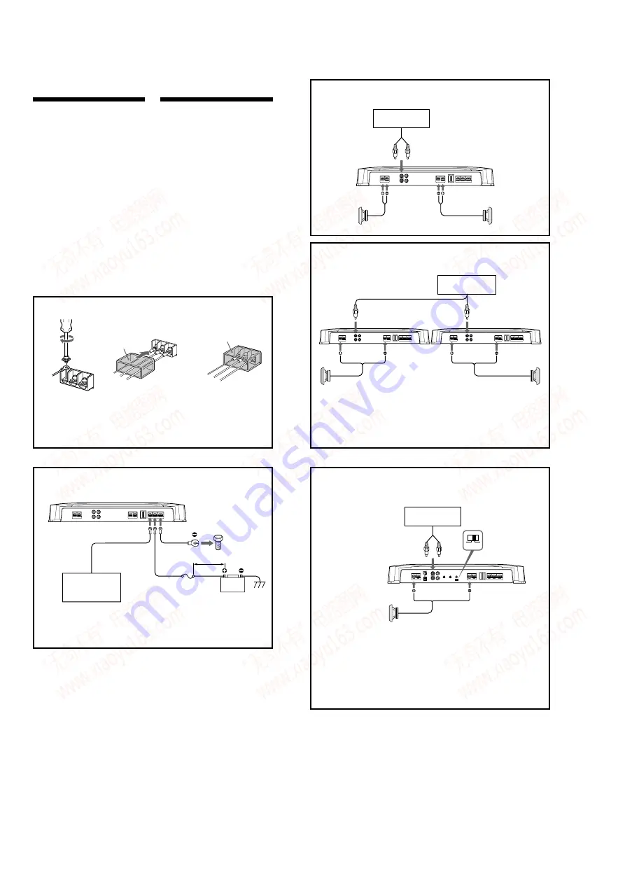 Sony XM-2200GTX Operating & Mounting Service Manual Download Page 4