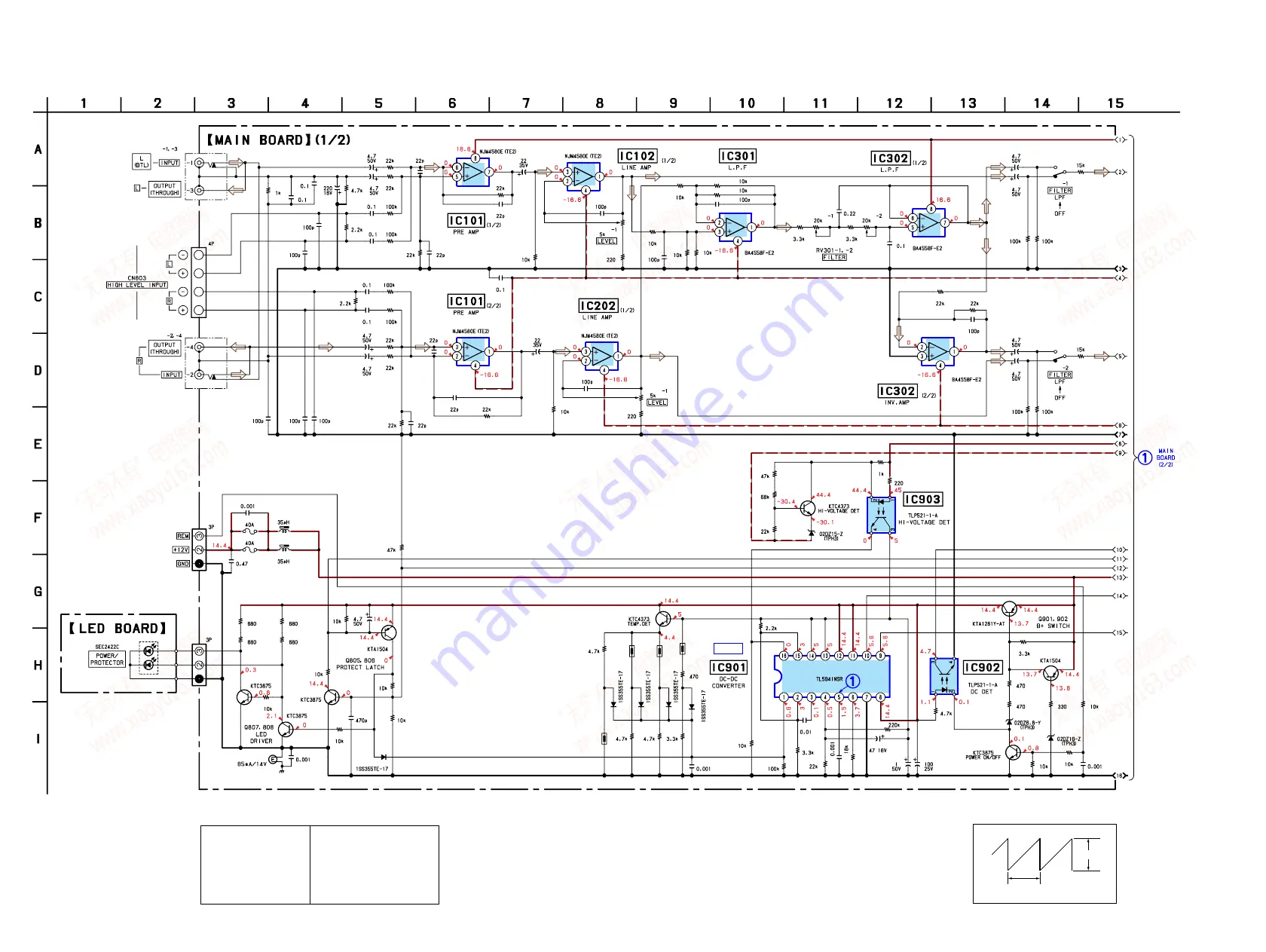 Sony XM-2200GTX Operating & Mounting Service Manual Download Page 12