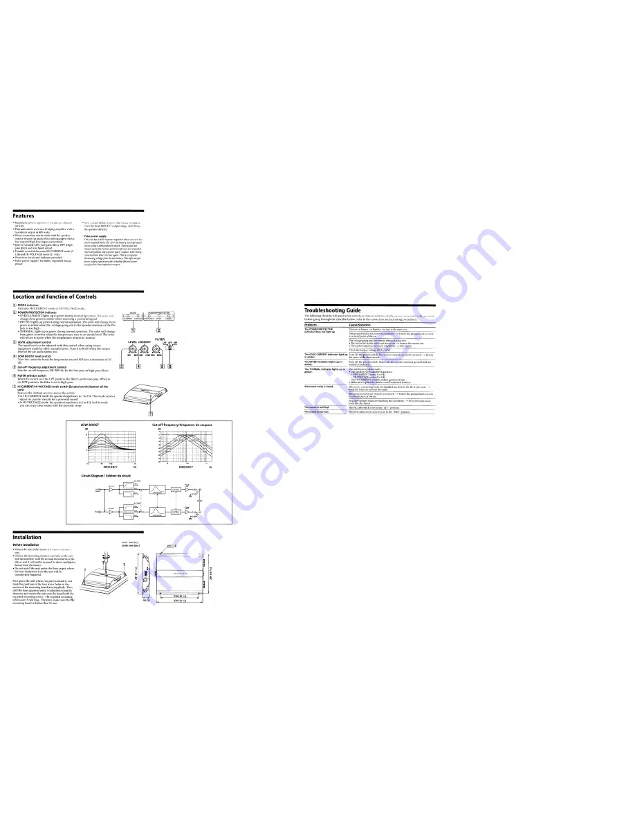 Sony XM-754HX Operating Instructions  (English Скачать руководство пользователя страница 2