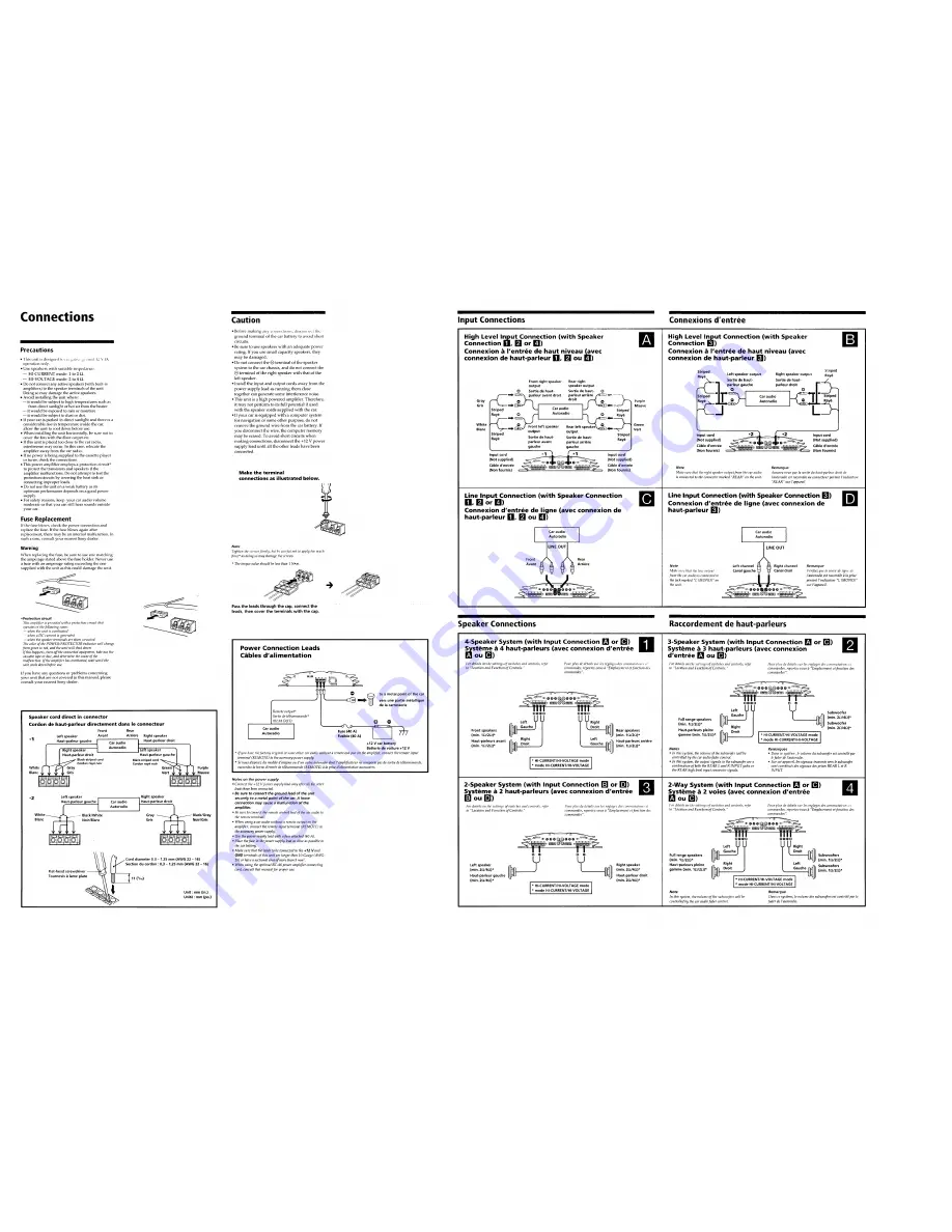 Sony XM-754HX Operating Instructions  (English Operating Instructions Download Page 3