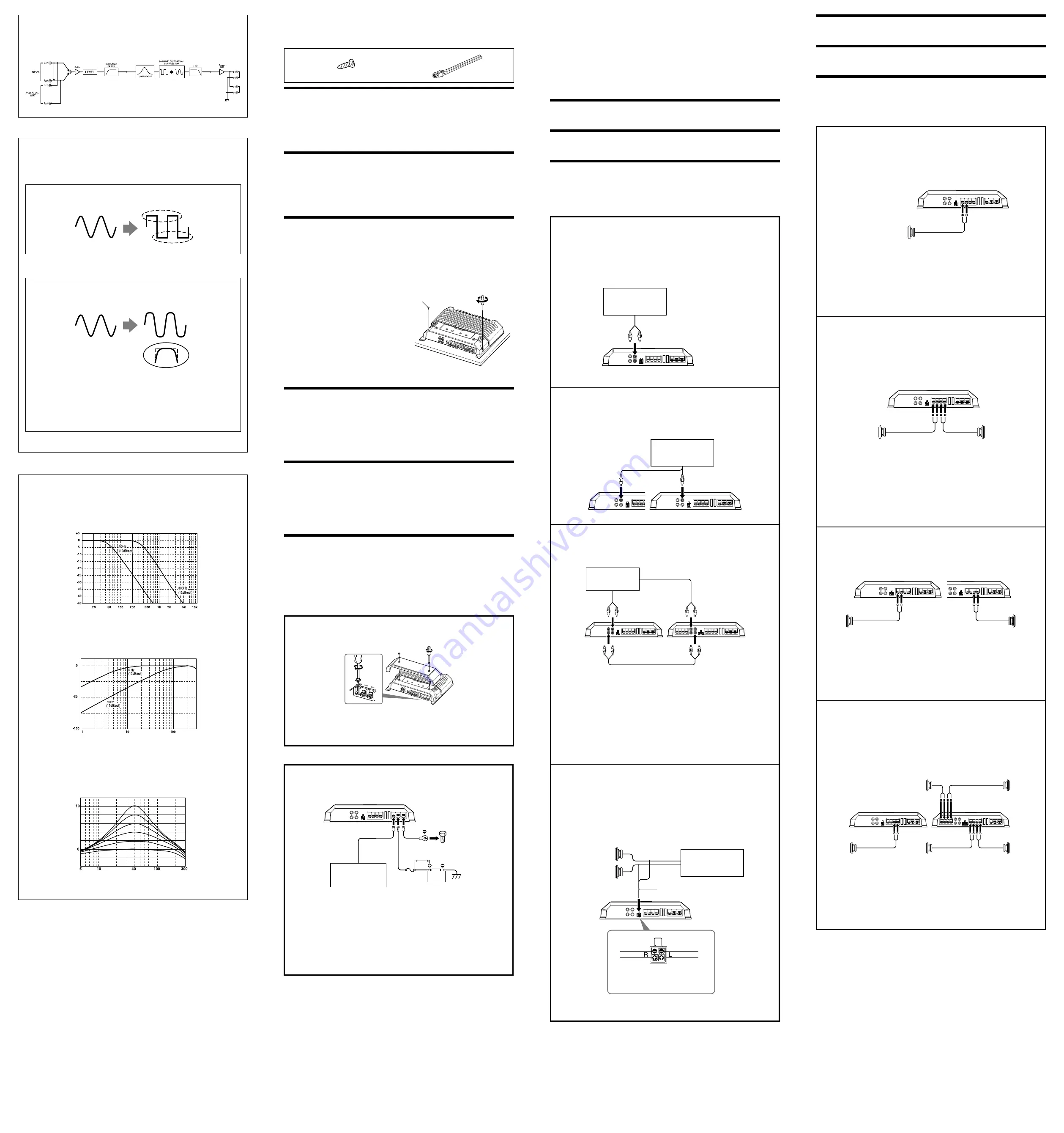 Sony XM-GS100 Operating Instructions Download Page 2