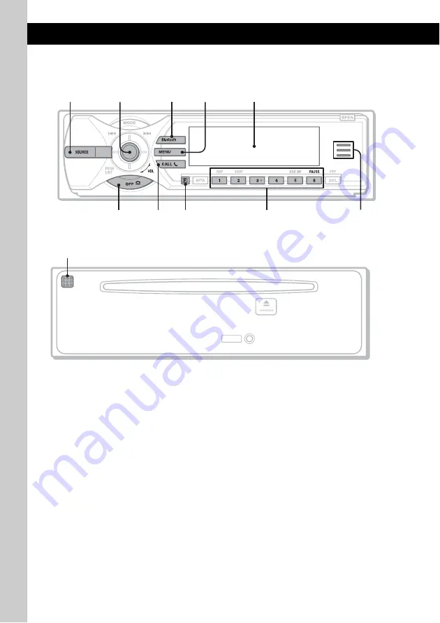 Sony XPlod MEX-BT5000 Скачать руководство пользователя страница 10