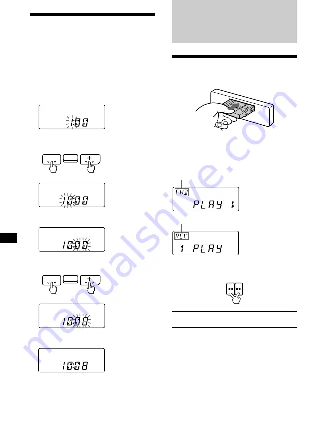 Sony XR-1800R Operating Instructions Manual Download Page 78