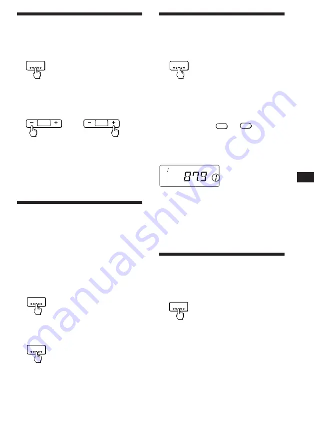 Sony XR-1804 Operating Instructions Manual Download Page 7