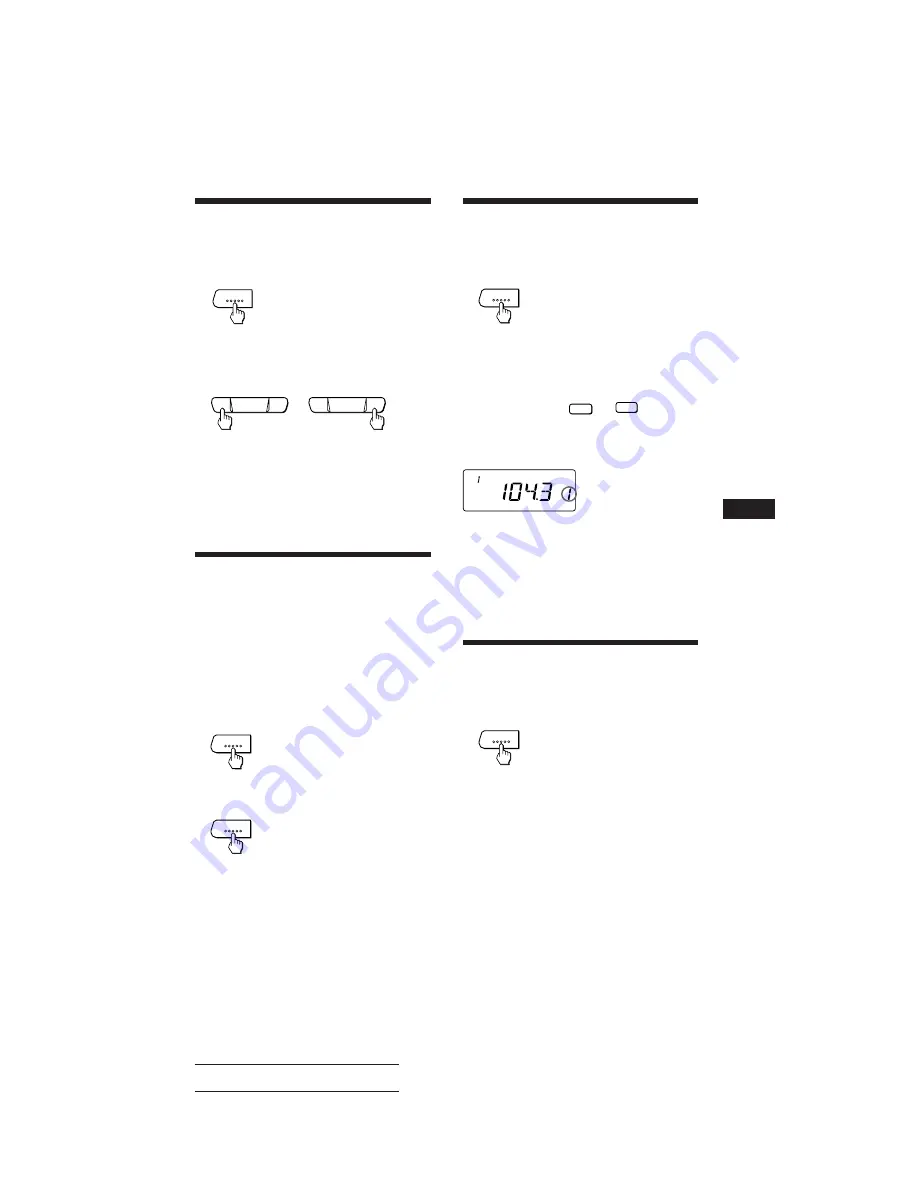 Sony XR-3501MK2 Operating Instructions Manual Download Page 7