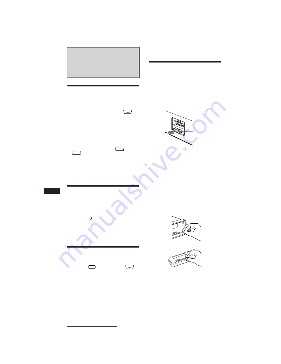 Sony XR-3501MK2 Operating Instructions Manual Download Page 52