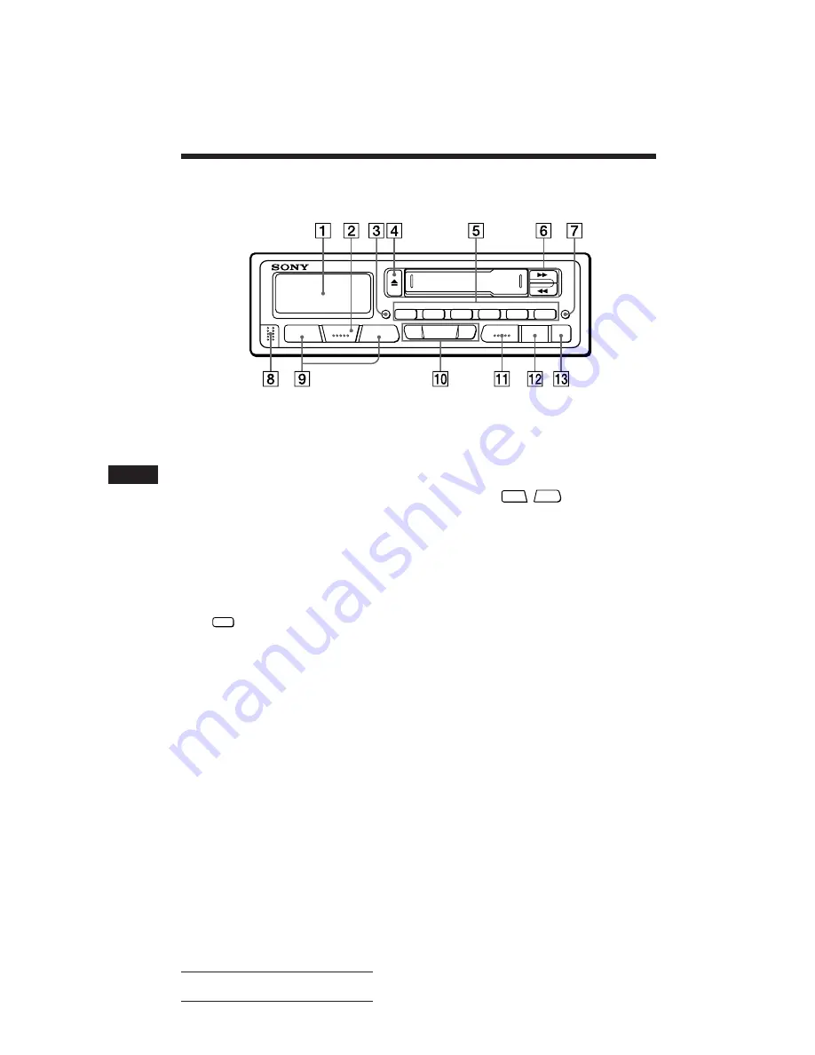 Sony XR-3503MK2 Operating Instructions Manual Download Page 22