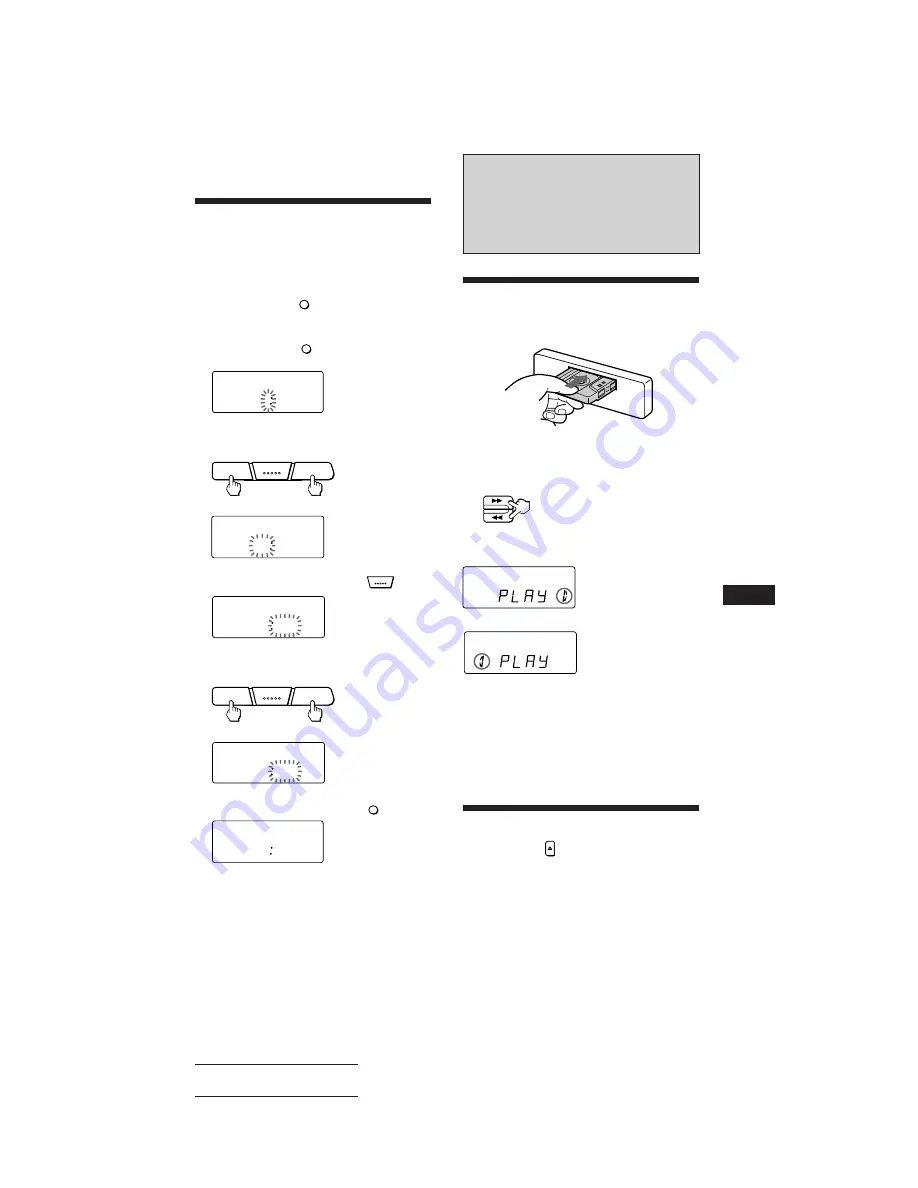 Sony XR-3700RDS Operating Instructions Manual Download Page 49