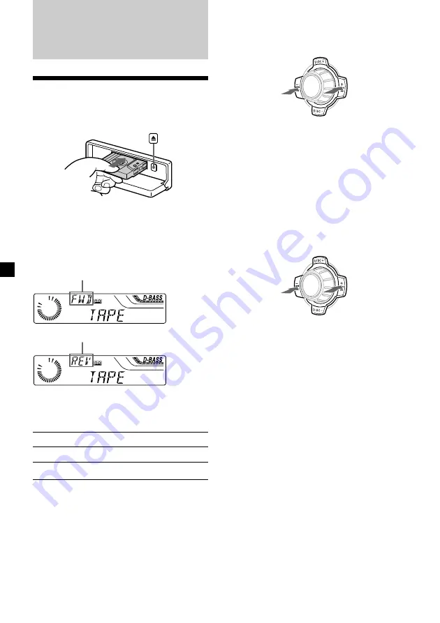 Sony XR-4200R Operating Instructions Manual Download Page 40