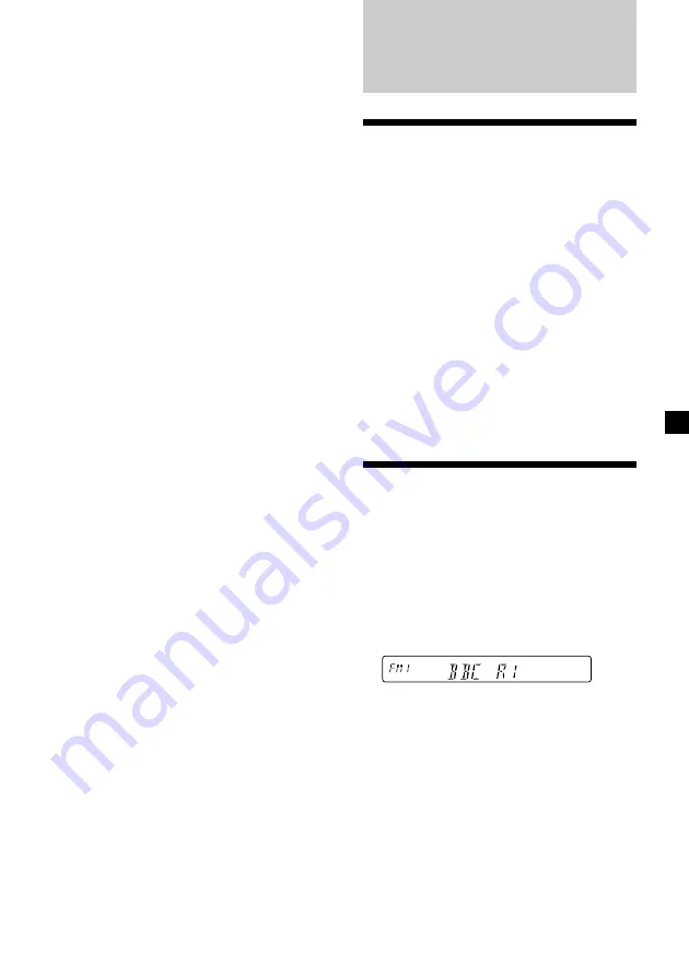 Sony XR-4880 Operating Instructions Manual Download Page 31