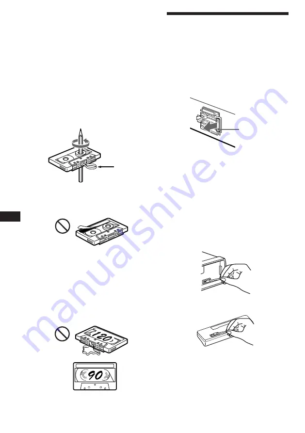 Sony XR-5800R Operating Instructions Manual Download Page 68