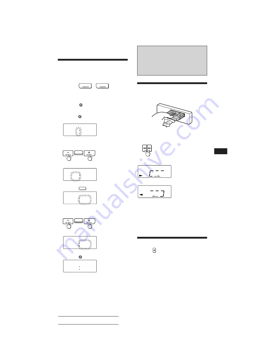 Sony XR-C100 Operating Instructions Manual Download Page 5