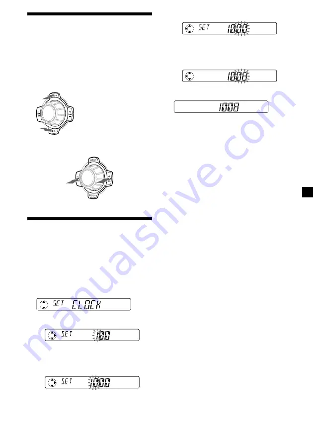 Sony XR-C2600 Operating Instructions Manual Download Page 25