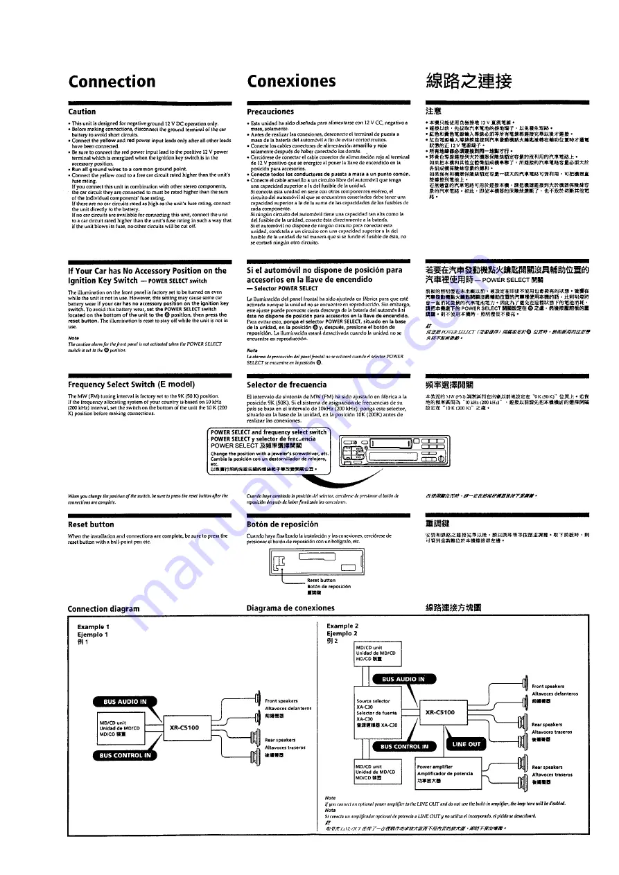 Sony XR-C5100 Service Manual Download Page 7