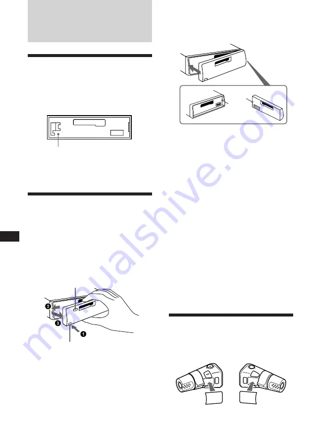 Sony XR-C5109R Operating Instructions Manual Download Page 96