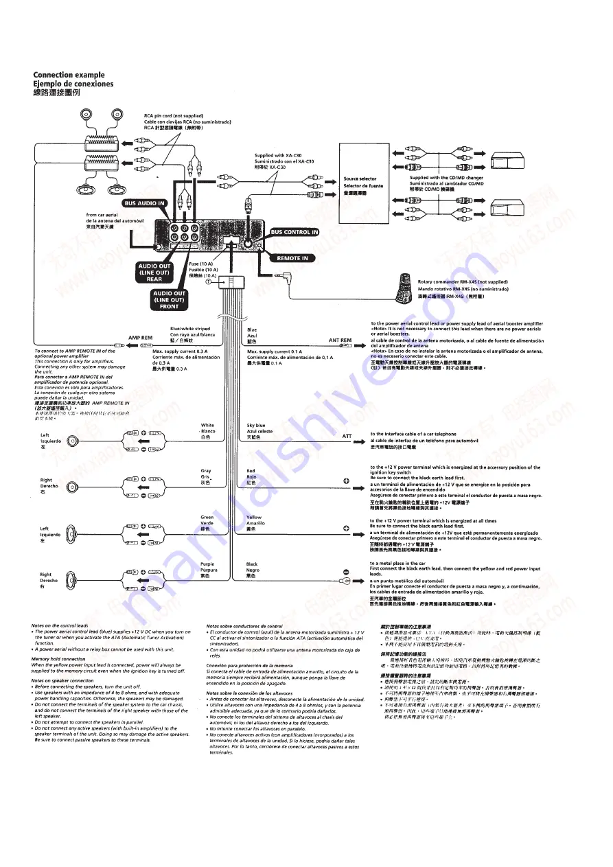 Sony XR-C6200 Service Manual Download Page 8