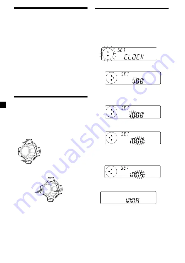 Sony XR-C7350X Operating Instructions Manual Download Page 8