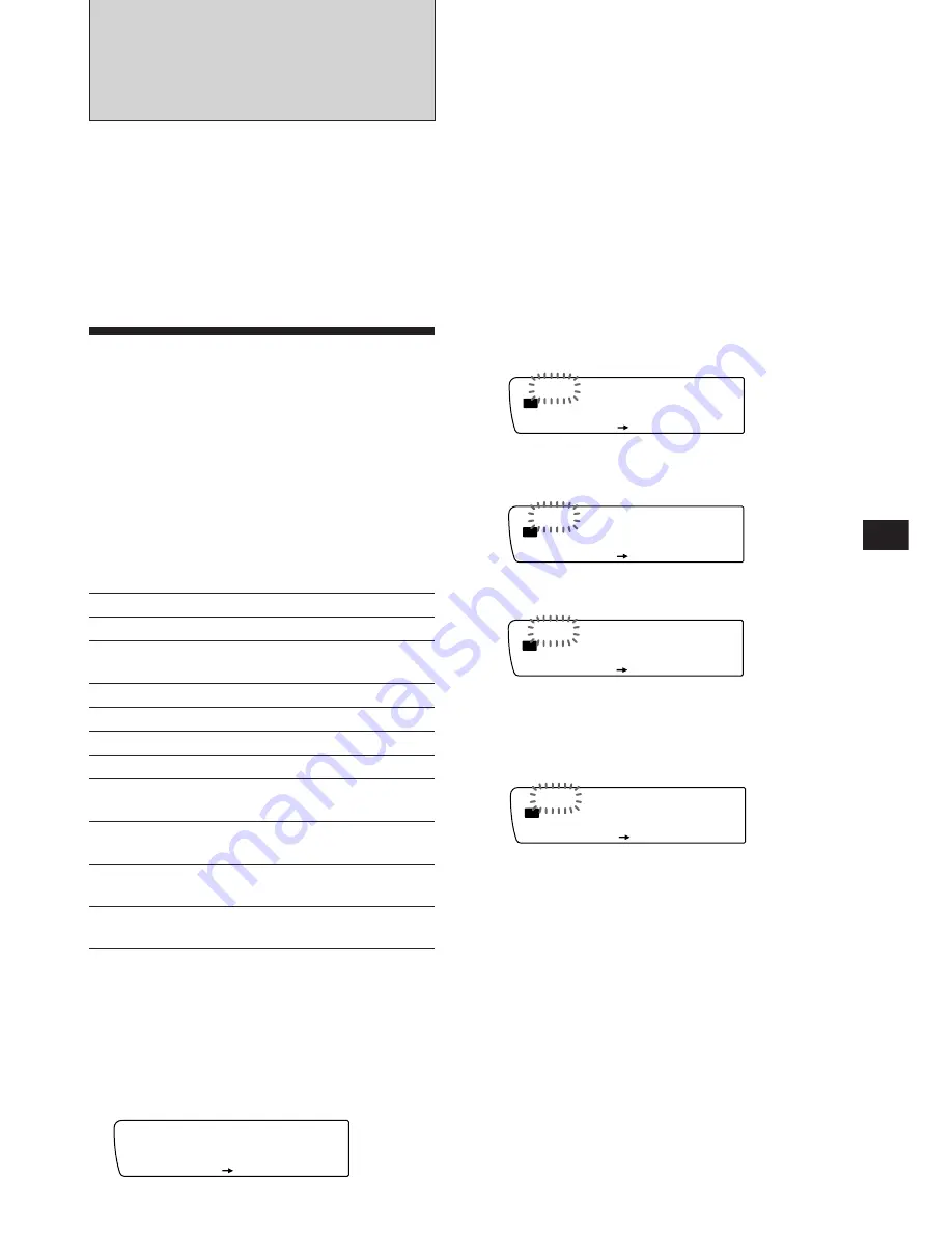 Sony XR-C750RDS Operating Instructions Manual Download Page 57