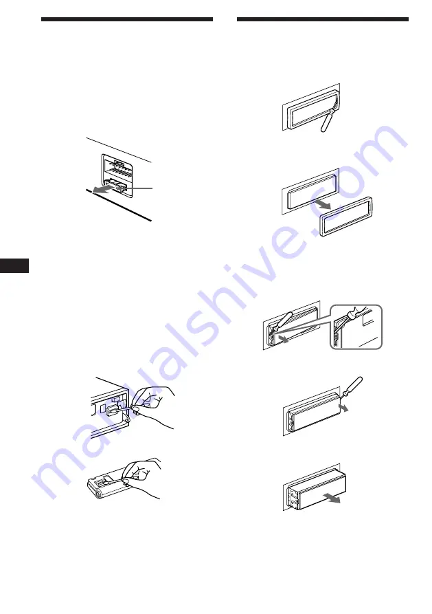 Sony XR-C8100R Operating Instructions Manual Download Page 62