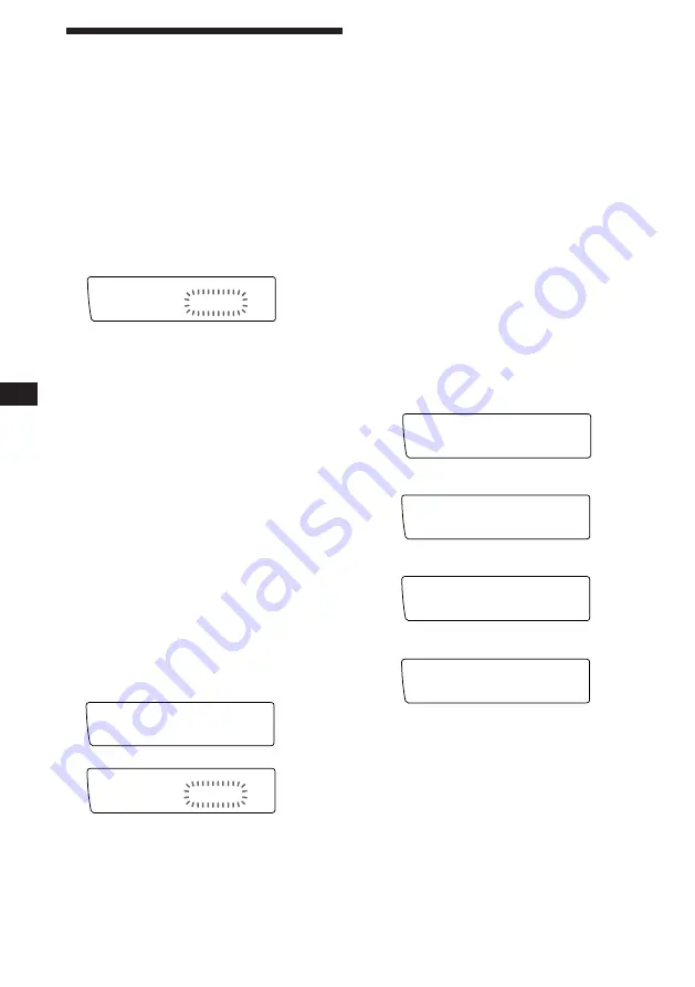 Sony XR-C900RDS Operating Instructions Manual Download Page 18