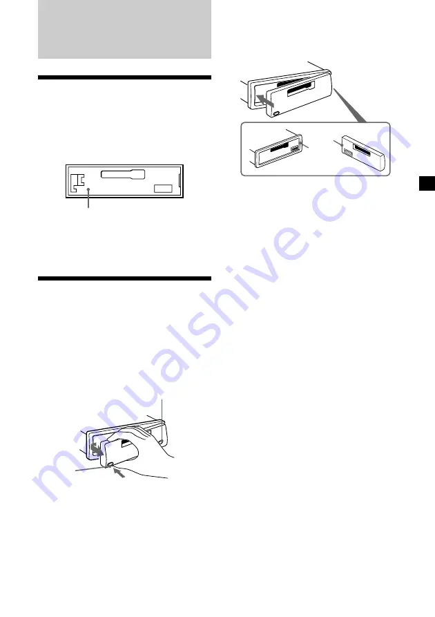 Sony XR-L240 Скачать руководство пользователя страница 5