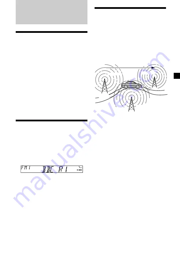 Sony XR-L240 Operating Instructions Manual Download Page 9