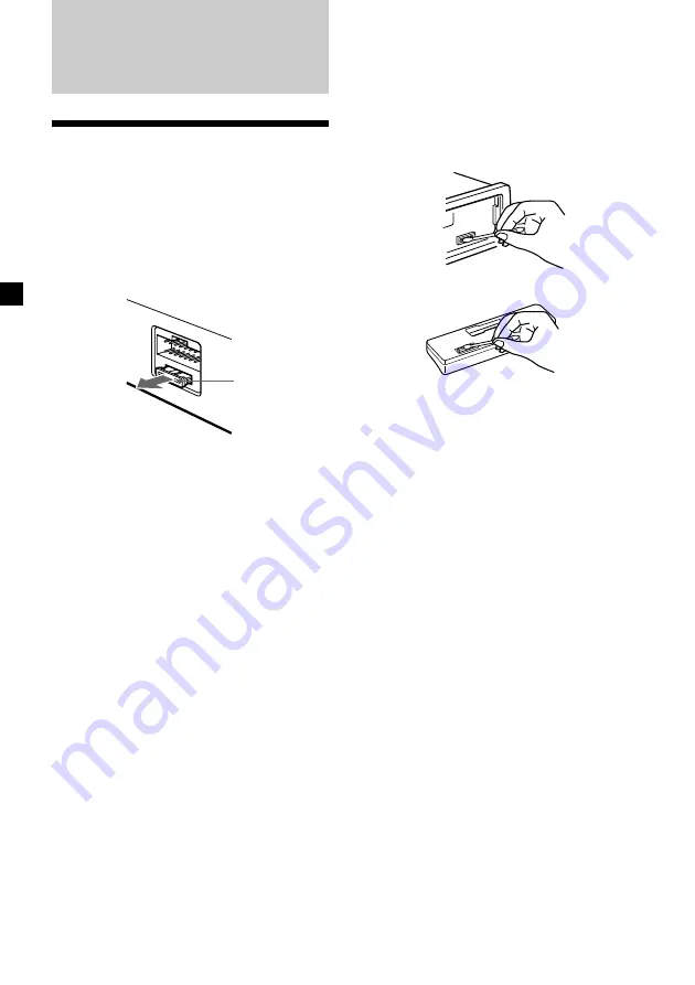 Sony XR-L240 Operating Instructions Manual Download Page 16