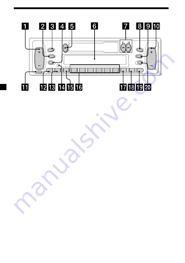 Sony XR-L240 Operating Instructions Manual Download Page 22