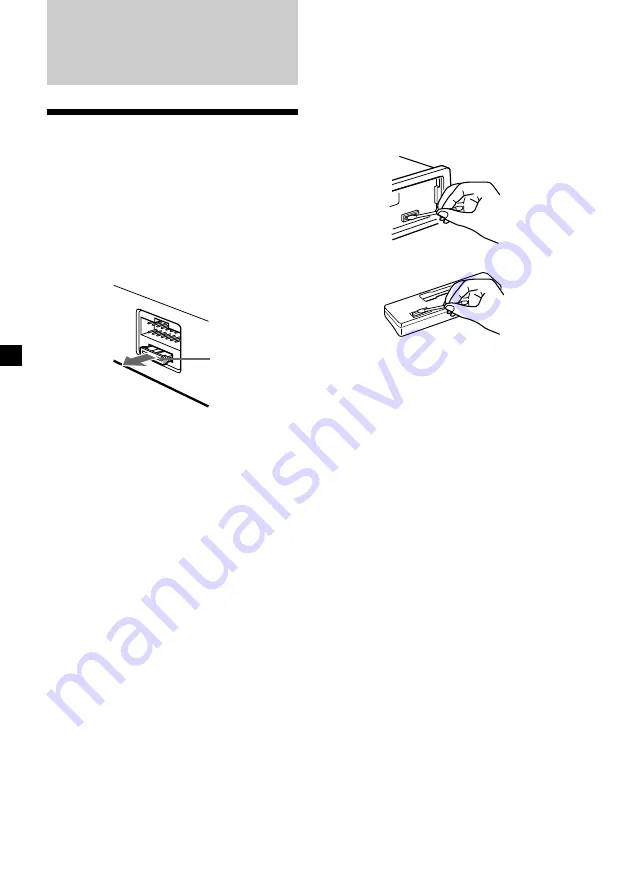 Sony XR-L240 Operating Instructions Manual Download Page 70