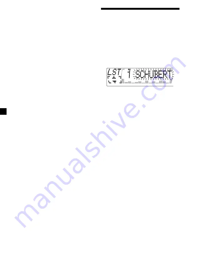 Sony XR-M500R Operating Instructions Manual Download Page 30