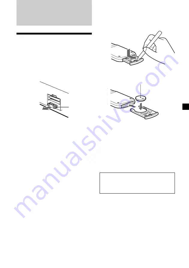 Sony XR-M550 Primary Operating Instructions Manual Download Page 29