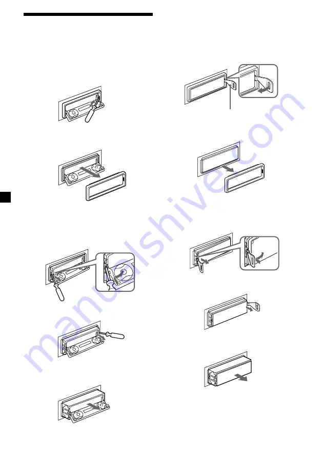 Sony XR-M550 Primary Operating Instructions Manual Download Page 62