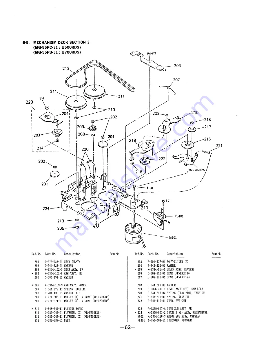 Sony xr-u500rds Service Manual Download Page 23