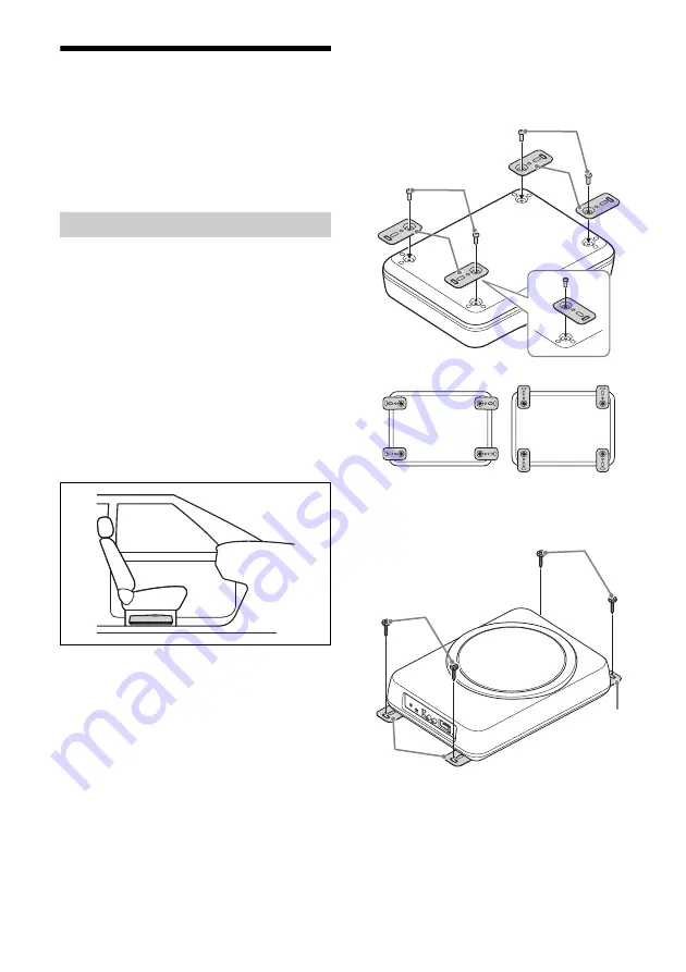 Sony XS-AW8 Operating Instructions Manual Download Page 57