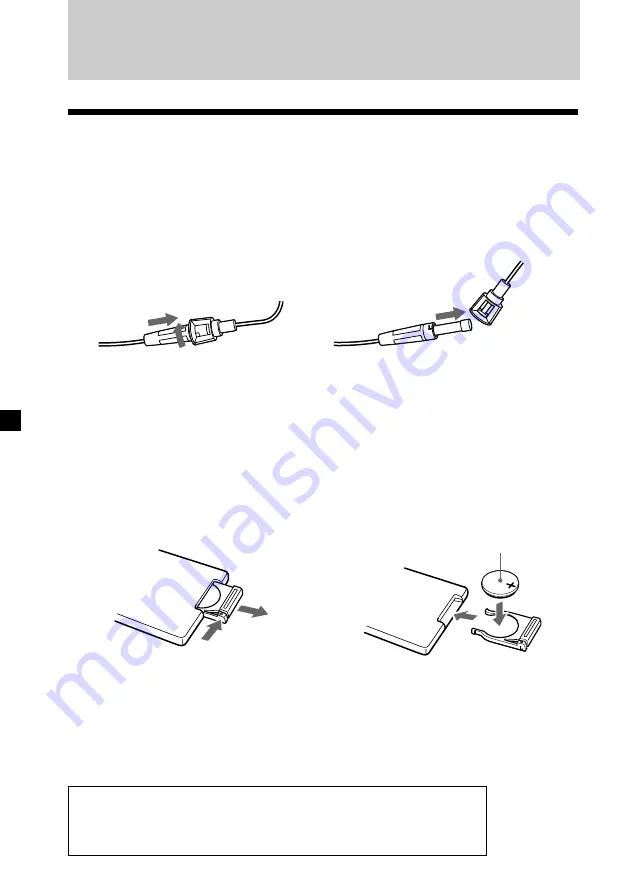 Sony XVM-R75 Operating Instructions Manual Download Page 58