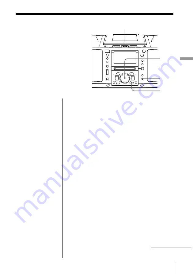 Sony ZS-M50 Operating Instructions Manual Download Page 23