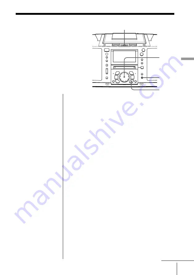 Sony ZS-M50 Operating Instructions Manual Download Page 99