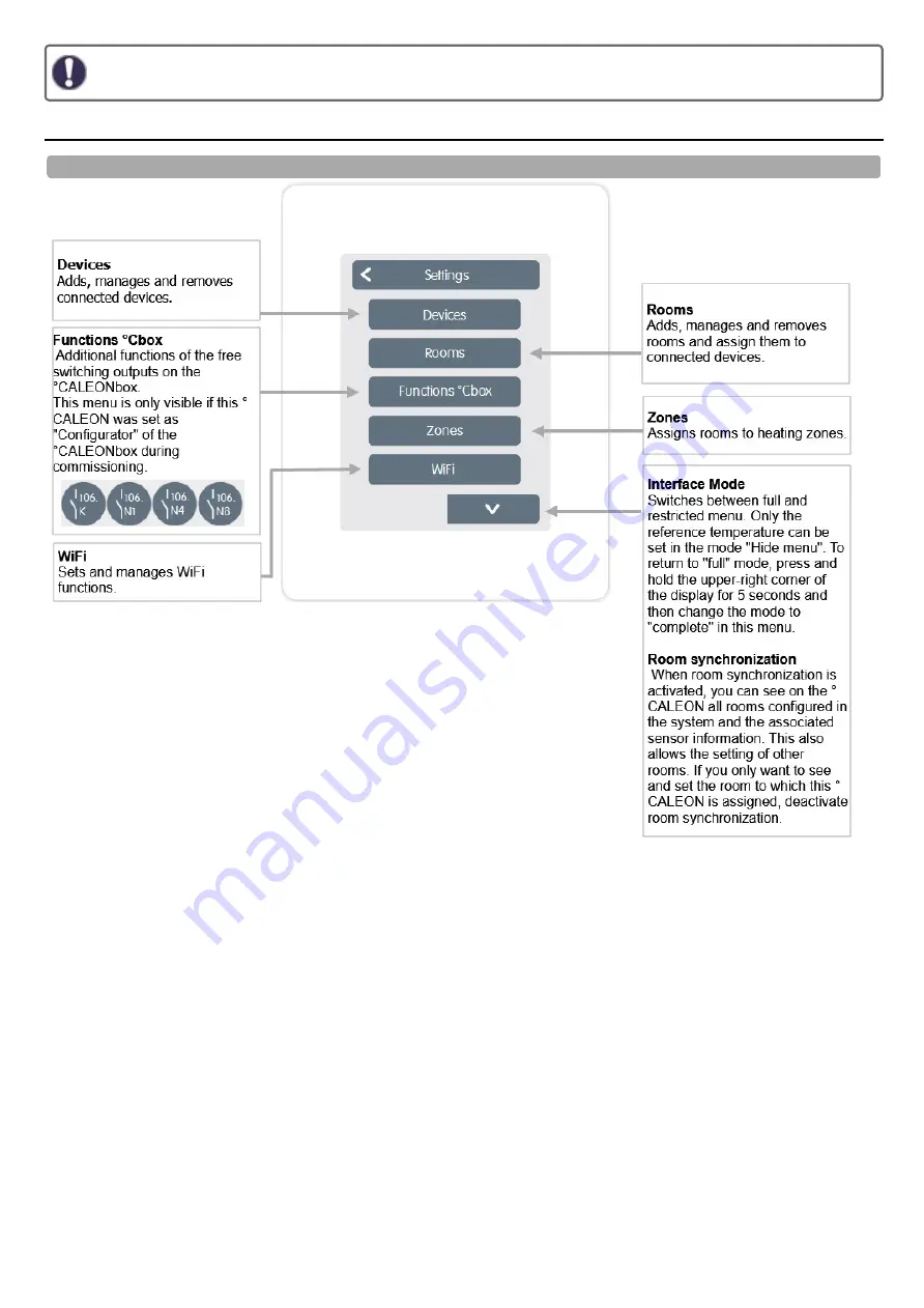 Sorel CALEONbox Installation And Operating Instruction Download Page 18