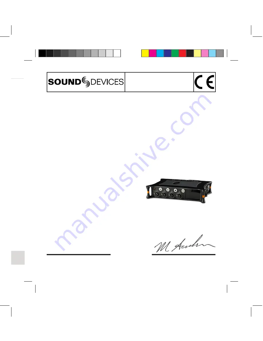 Sound Devices Kashmir MIXPRE-6 II Quick Start Manual Download Page 19