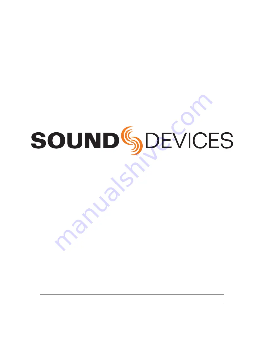 Sound Devices USBPre 2 Скачать руководство пользователя страница 27