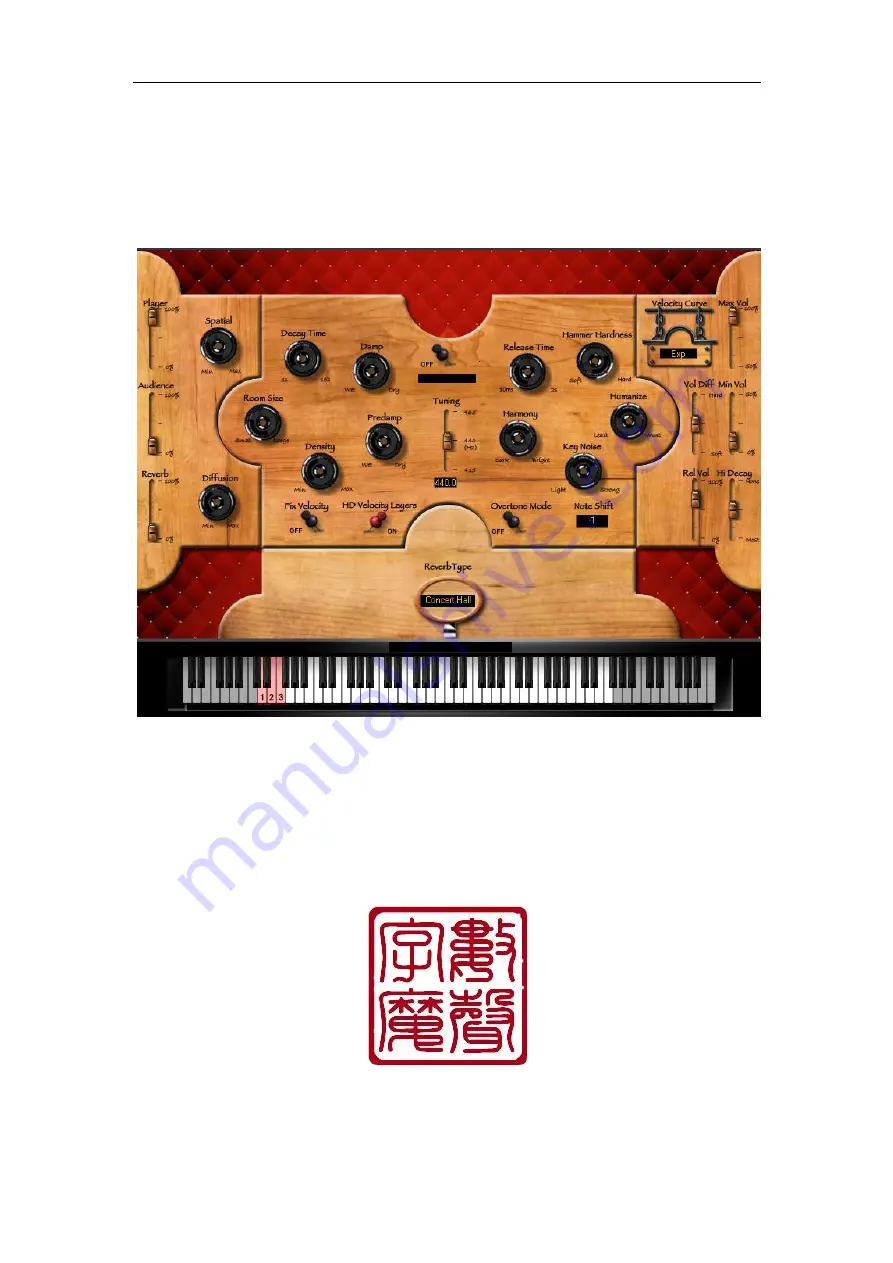 Sound Magic Hybrid Harpsichord Operational Manual Download Page 1