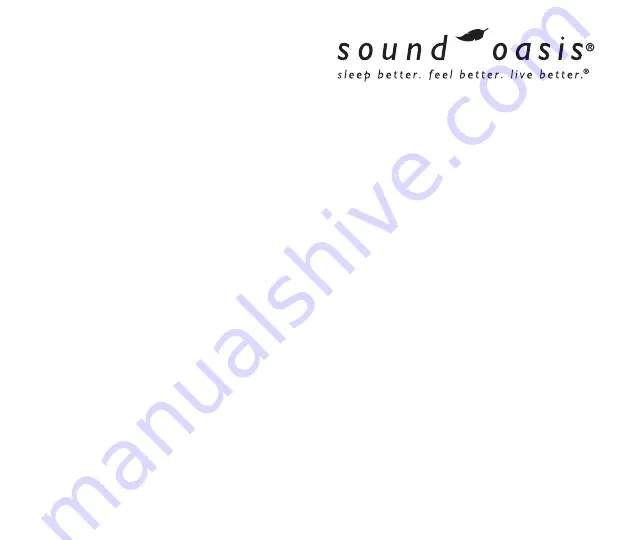 Sound Oasis BST-400 Instruction Manual Download Page 2