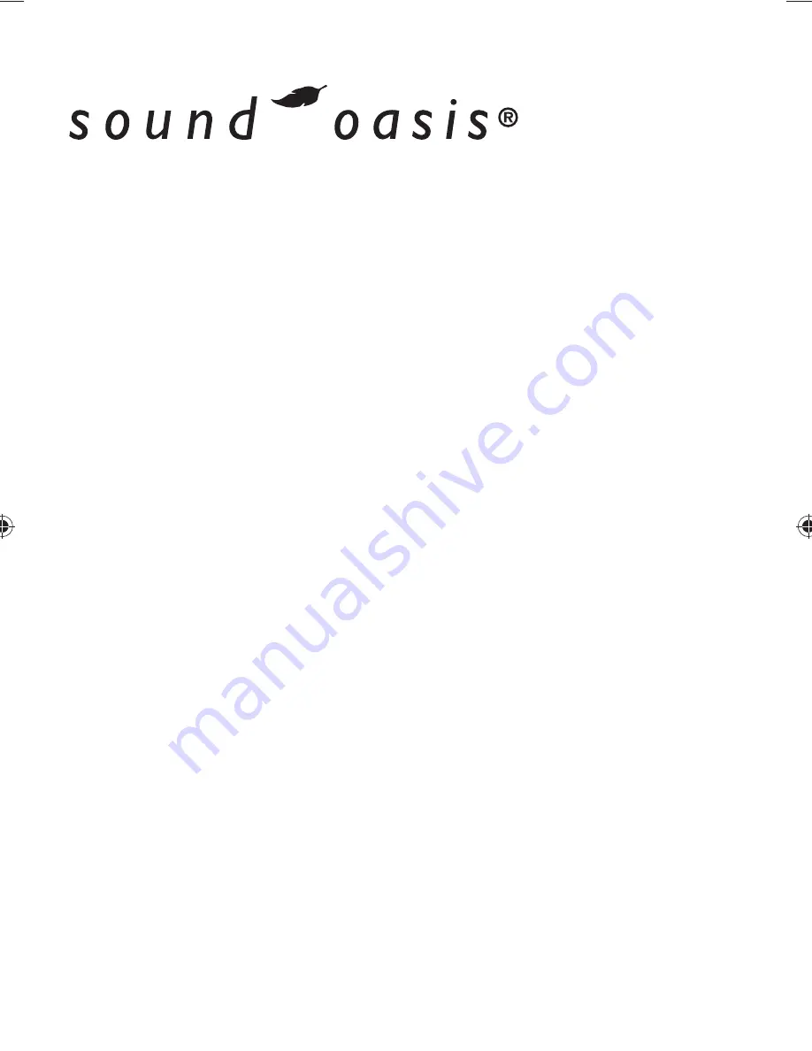 Sound Oasis S-560-03 Instruction Manual Download Page 3