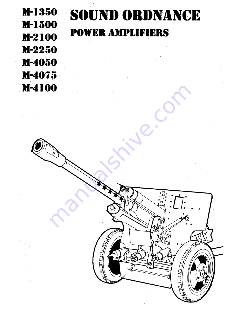 Sound Ordnance M-1350 User Manual Download Page 1